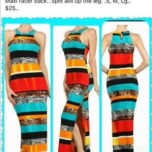 Fitted bodycon maxi dress